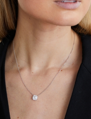 CARAT LONDON: Misha Sterling-Silver And Cubic Zirconia Necklace