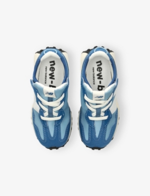 NEW BALANCE: Kids' 327 Suede and Leather  Trainers