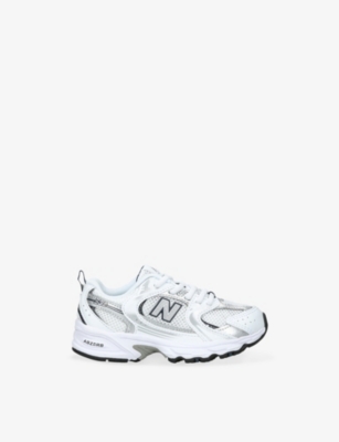 New Balance White/navy Kids' 530 Woven Trainers Eur 34.5 /2 Uk In Multi