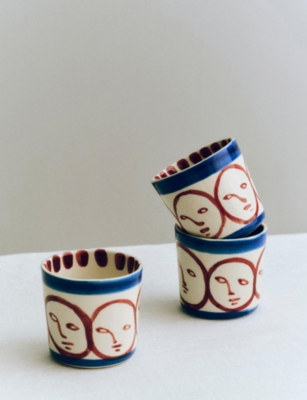 Hay La Faccia La Pittura Ceramic Cup In Multi