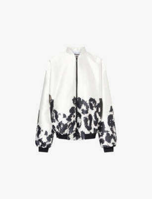 ARAM: Leopard Relaxed-Fit Woven Jacket