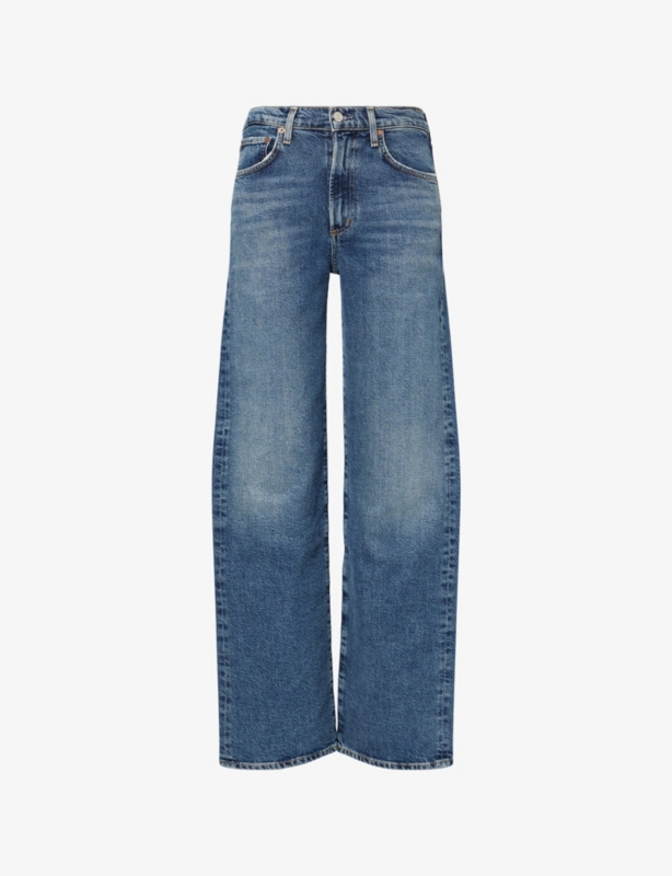Harper Straight-Leg Stretch-Denim Jeans