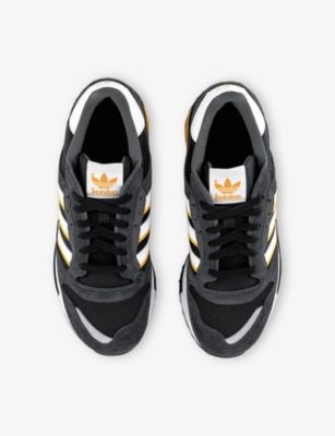 ADIDAS: ZX600 Suede and Mesh Low-Top Trainers