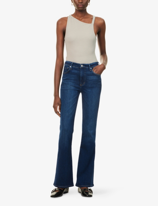 Lilah High-Rise Stretch-Denim Blend Jeans