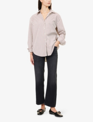 Citizen Of Humanity Womens Medallion Palma Straight-leg Stretch-denim Jeans In Black