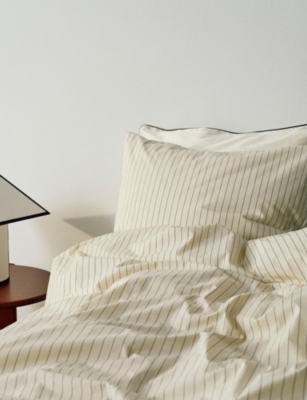 HAY: Fineline Pinstripe Cotton Duvet Cover