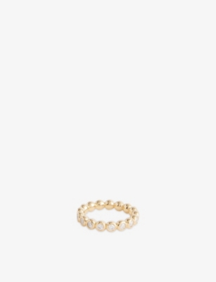 Missoma Womens Tennis Eternity Stacking 18ct Yellow Gold-vermeil Plated 925 Sterling Silver And Cubic Zircon In Gold