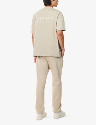 FEAR OF GOD ESSENTIALS: Logo-Embellished Crewneck Cotton-Jersey T-Shirt