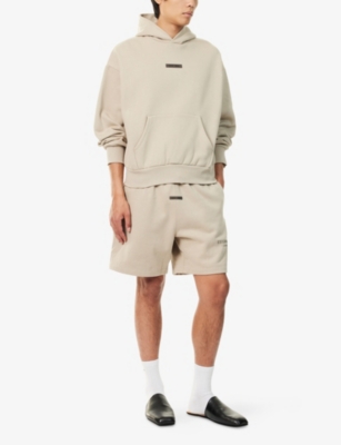 Essentials Classic Fit Fleece Hoodie In Neutral