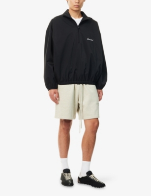 FEAR OF GOD ESSENTIALS: Sporty Half-Zip Woven Jacket