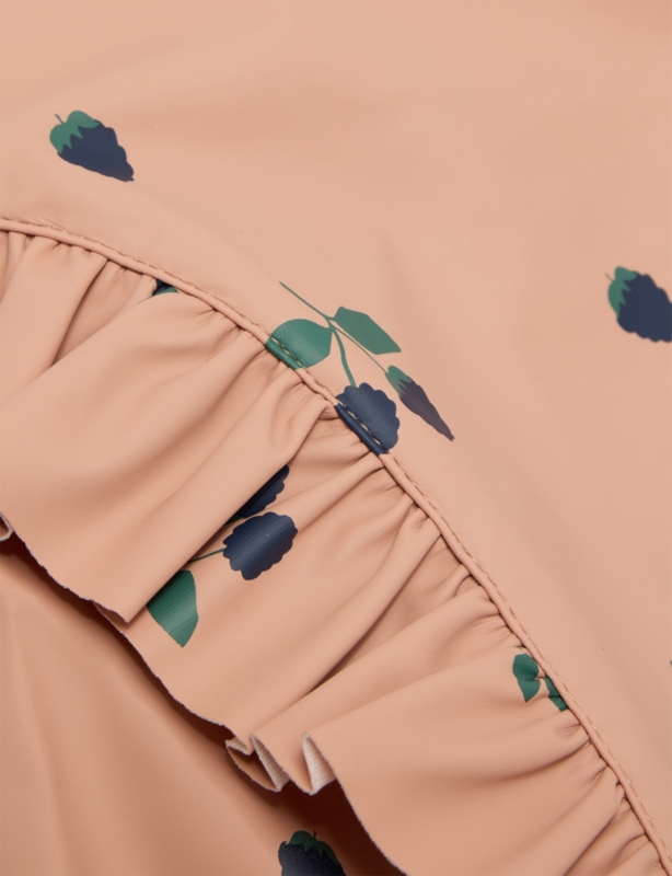 Merle Ruffled Woven Cape Bib