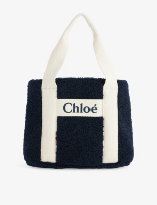 CHLOE: Kids' Sherpa Fleece Tote Bag