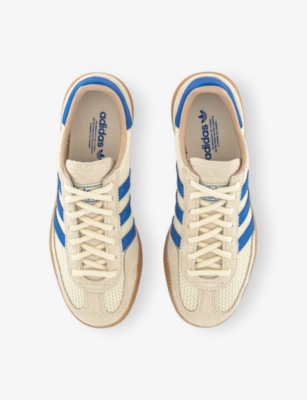 ADIDAS: Handball Spezial Suede and Knitted Low-Top Trainers