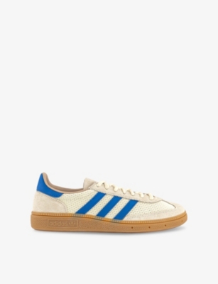 ADIDAS: Handball Spezial Suede and Knitted Low-Top Trainers