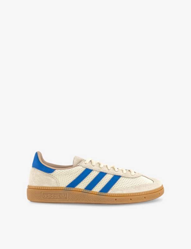 Handball Spezial Suede and Knitted Low-Top Trainers