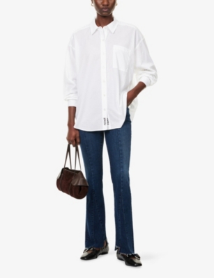 MOTHER: The Pushing Buttons Classic Cotton Shirt
