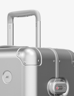 Monos Aspen Silver Aluminum Check-in Large Four-wheel Aluminium Suitcase 76cm