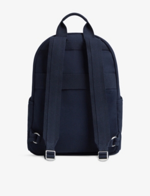 Monos Womens Gesso Cotton Canvas Backpack Abyss Blue