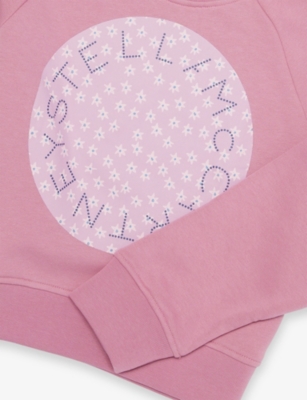 STELLA MCCARTNEY: Logo Floral-Print Cotton-Jersey Sweatshirt 4-14 Years