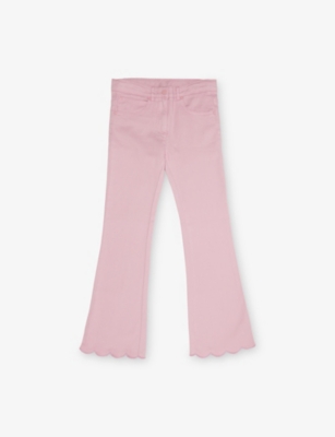 STELLA MCCARTNEY: Scalloped-Cuffs Slim-Fit Stretch-Denim Jeans 4-14 Years