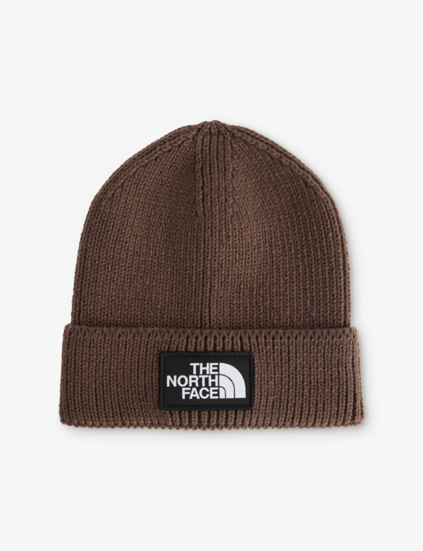 Logo Box Ribbed Stretch-Woven Beanie