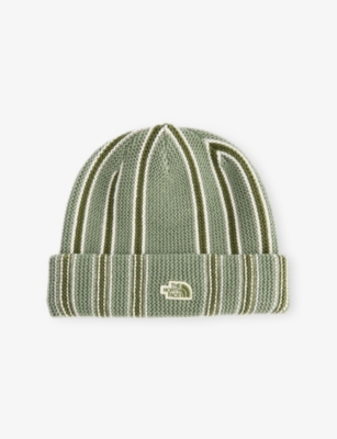 The North Face Womens Bark Mist/woodland Gree Urban Explore Knitted Beanie