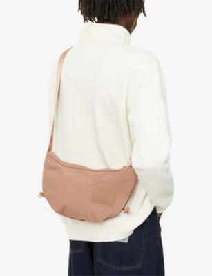 The North Face Womens Never Stop Logo-patch Woven Cross-body Bag Latte