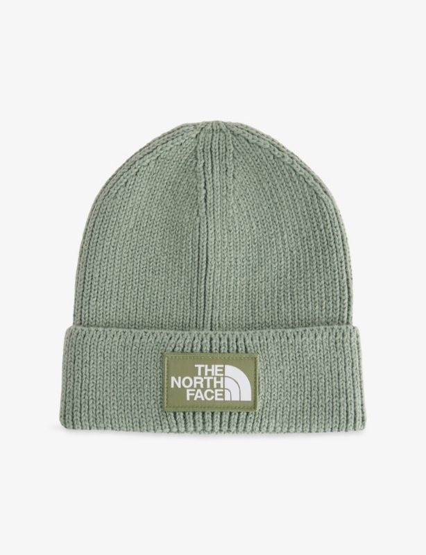 Logo Box Ribbed Stretch-Woven Beanie
