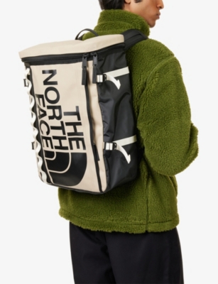 The North Face Mens Flax/white Dune/tnf Bla Base Camp Fuse Box Woven Backpack