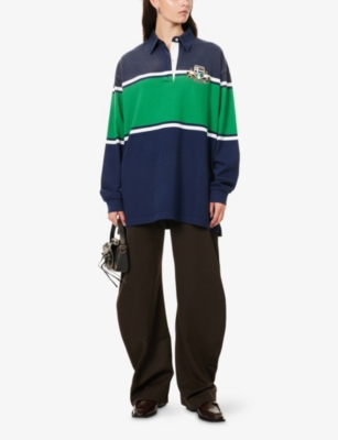 ACNE STUDIOS: Mid-Rise Barrel-Leg Wool Trousers