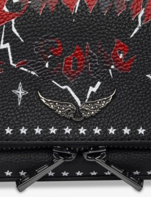 ZADIG&VOLTAIRE: Rocky Punk Nano Leather Clutch
