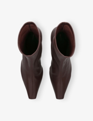 Neous Lea Leather Ankle Boots In Brown