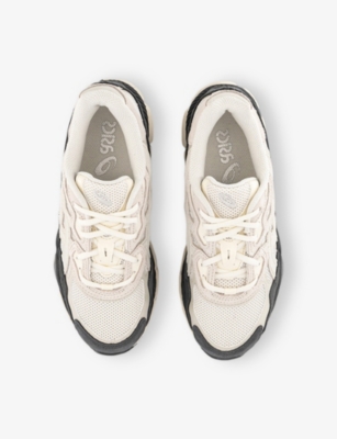 ASICS: GEL-NYC Mesh and Faux-Leather Low-Top Trainers
