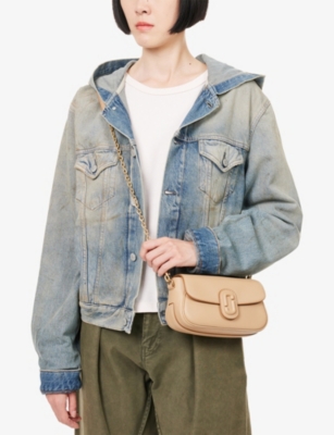 Marc Jacobs Womens Camel The Clover Leather Shoulder Bag In Brown