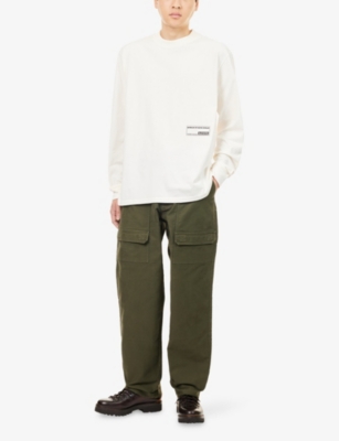 BARBOUR: Newbirch Oversized Cotton Trousers