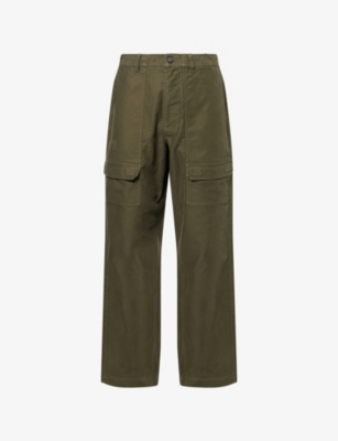 BARBOUR: Newbirch Oversized Cotton Trousers