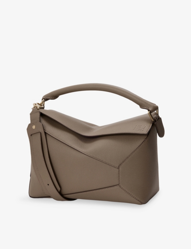 Puzzle Edge Medium Leather Shoulder Bag