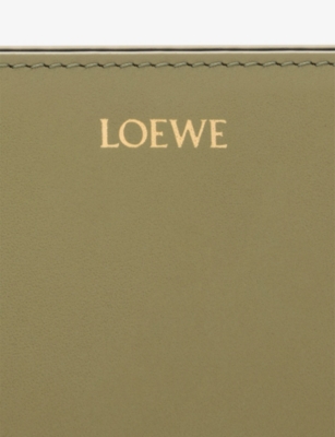 LOEWE: Knot Compact Leather Wallet