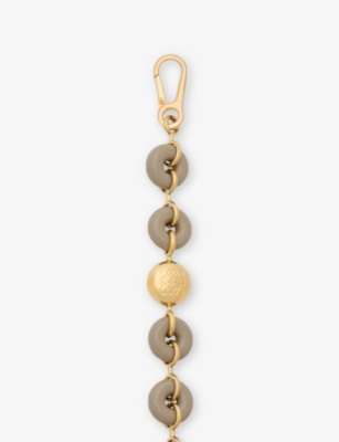 Loewe Womens Sand Donut Acetate Chain Strap
