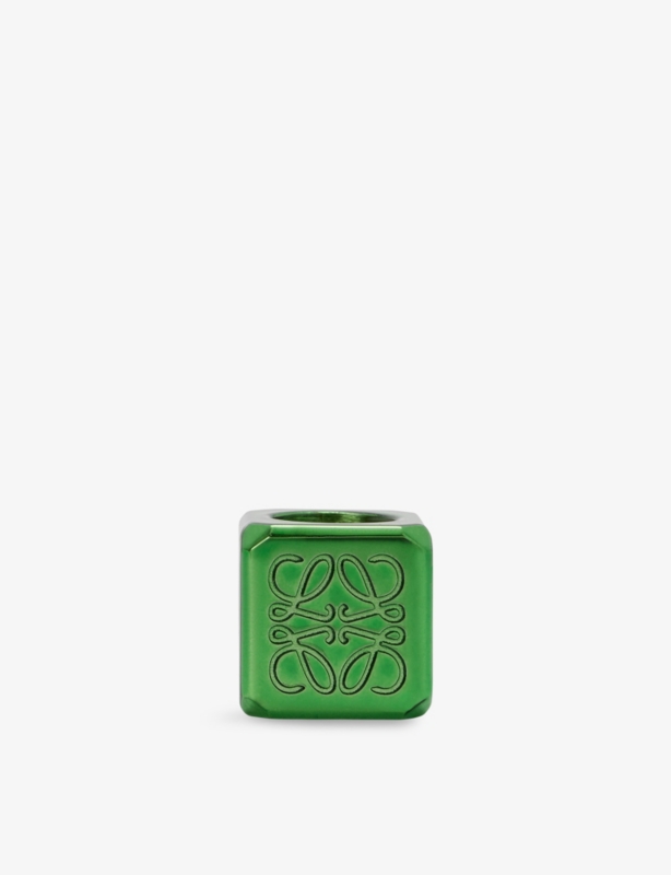 Square Clover Anodized-Brass Dice