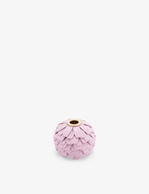 LOEWE: Flower Dice Leather and Brass Charm