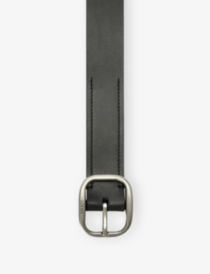 Loewe Rounded Soft Belt In Classic Calfskin In Black