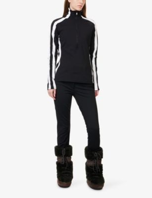 Goldbergh Womens Paris Softshell Ski Trousers 9000 Black In Black