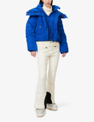 Goldbergh Womens Liora Puffer Shell-down Ski Jacket 5634 Dazzling Blue In Blue