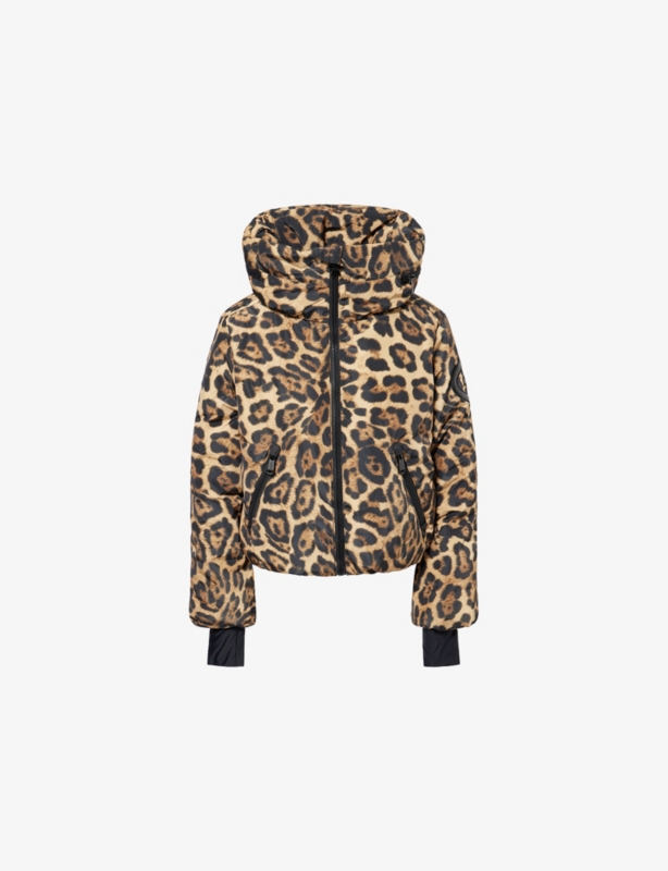 Pantera Cropped Shell-Down Ski Jacket