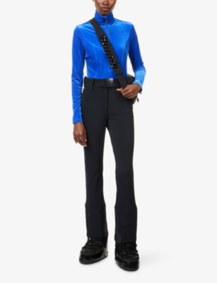 Goldbergh Womens 5634 Dazzling Blue Radient High-neck Stretch-woven Ski Sweatshirt In Multi