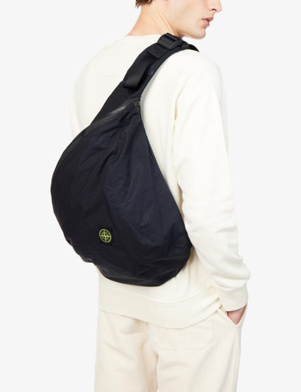 Reflective-Print Sling Cotton Backpack