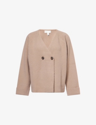 PRETTY LAVISH: Aisha Double-Breasted Knitted Cardigan