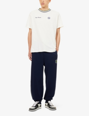 Sergio Tacchini Mens Gardenia Gobarto Logo-print Cotton T-shirt Xl In White