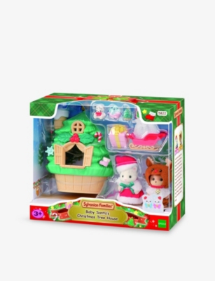 Sylvanian Families Baby Santa Christmas Tree House Dollhouse Playset